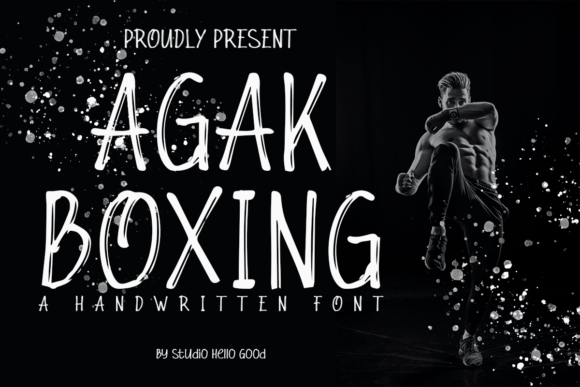 Agak Boxing Typeface Review for Editorial Design