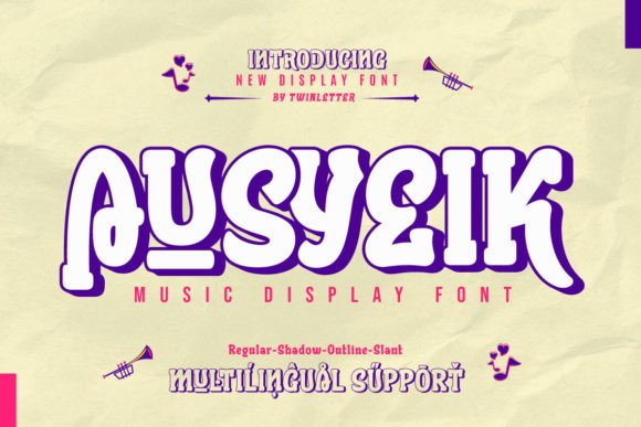 Ausyeik: The Premium Display Font for Music and Event Branding