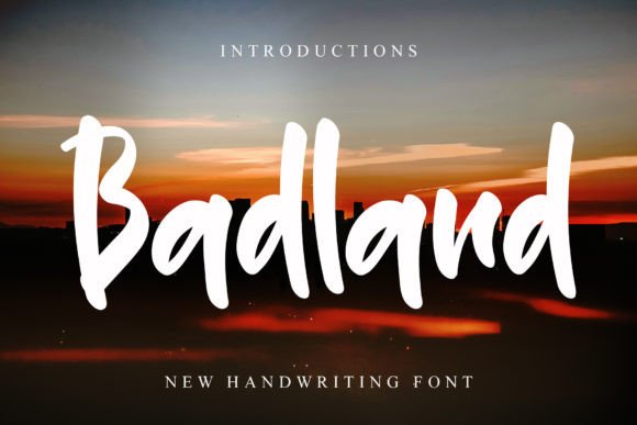 Badland: The Whimsical Display Font for Creative Branding