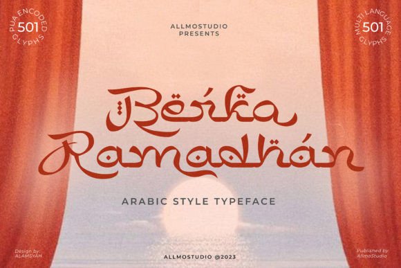 Berka Ramadhan: Authentic Display Font for Cultural Branding