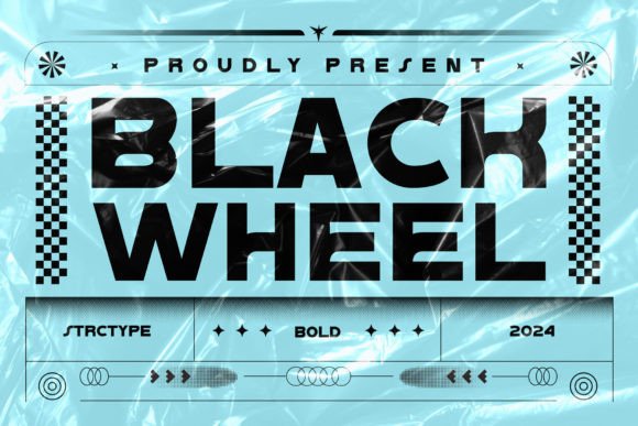 Black Wheel: The Racing-Style Display Font for Bold Business Branding