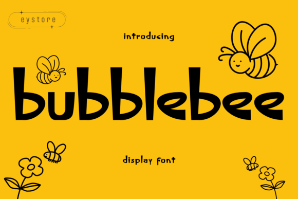 Bubblebee: The Vibrant Display Font for Fun Branding