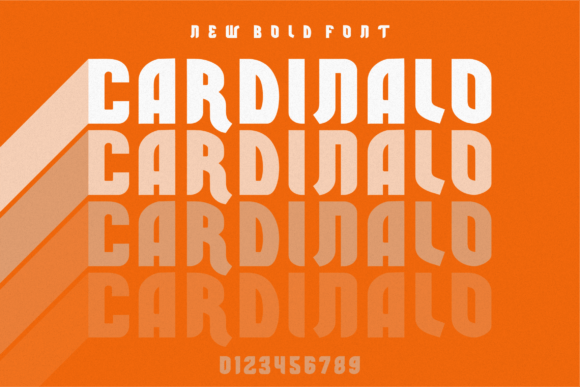 Cardinalo Font: A Bold Display Typeface for Handmade Branding