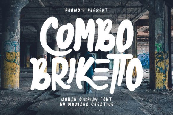 Combo Briketto: The Bold Urban Typeface for Your Next Craft Project