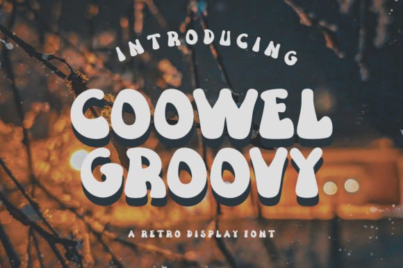 Coowel Groovy: A Whimsical Display Font for Creative Projects