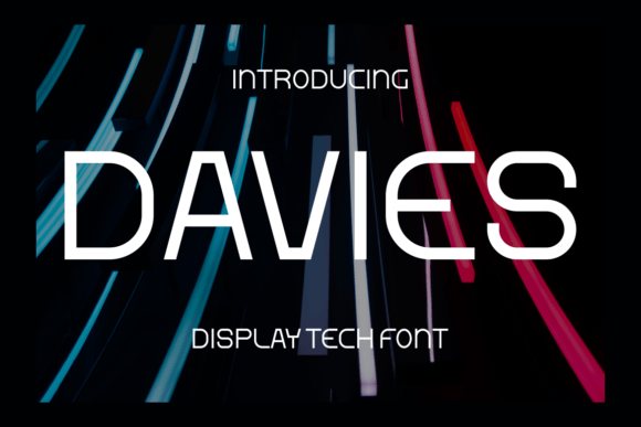 Davise: The Futuristic Display Font for Bold Brand Campaigns