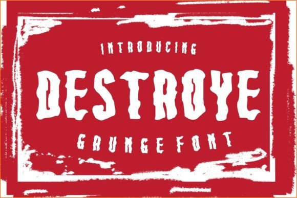 Destroye Typeface: Bold Display Fonts for High-Impact Campaigns