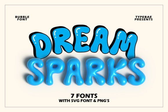 Dream Sparks: The Lively Display Font for Cheerful Designs