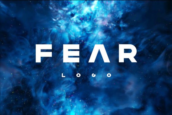 Fear Logo Typeface: A Bold Display Font for Futuristic Branding