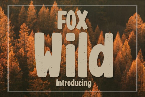 Fox Wild: A Lively Display Font for Handmade Branding