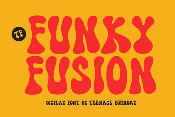 Funky Fusion: The Retro Display Font for Bold Branding