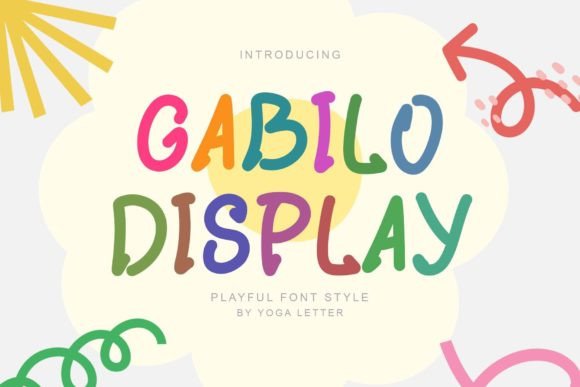Gabilo Display: A Playful Typeface for Handmade Creators