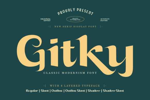 Gitky: The Elegant Serif Font for Professional Branding