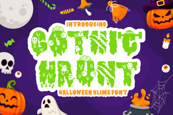 Gothic Haunt: The Spooky Display Font for Halloween Web Design