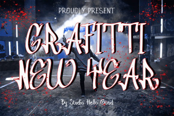 Grafitti New Year: The Ultimate Urban Display Font for Makers
