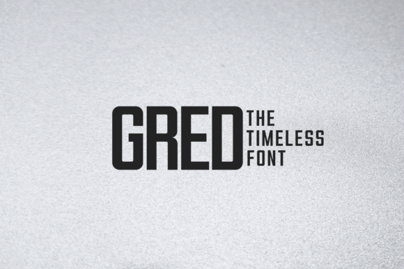 Gred: The Bold Geometric Display Font for Modern Design