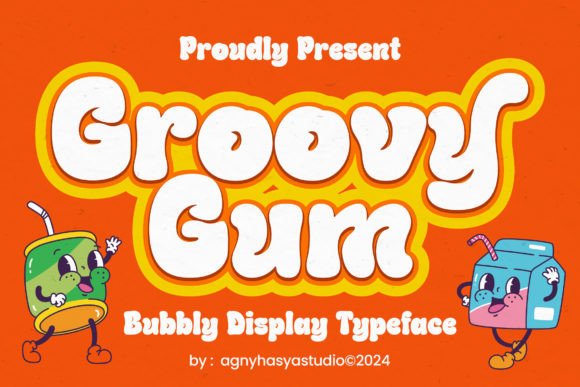 Groovy Gum: A Playful Display Font for Joyful Branding