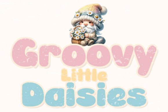 Groovy Little Daisies: The Whimsical Display Font for Scroll-Stopping Campaigns