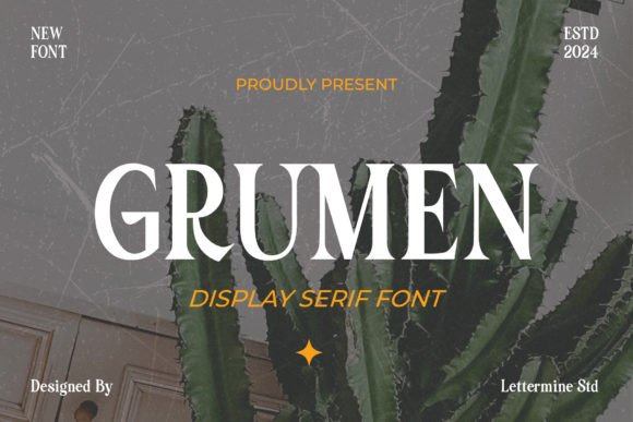 Grumen: The Premium Display Serif for Sophisticated Design