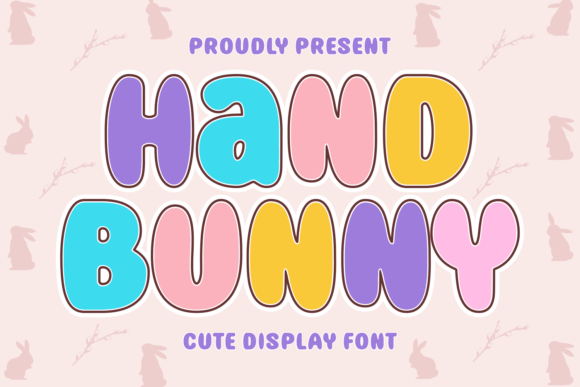 Hand Bunny: The Whimsical Display Typeface for Editorial Design
