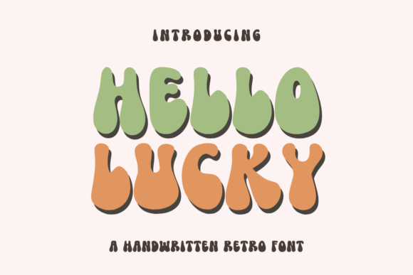 Hello Lucky: The Retro Display Font for Cheery Brand Identity