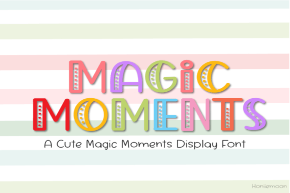 Magic Moments: A Quirky Display Font for Joyful Branding