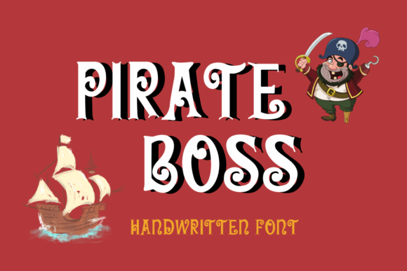 Pirate Boss: A Swashbuckling Display Font for Adventurous Editorial Design