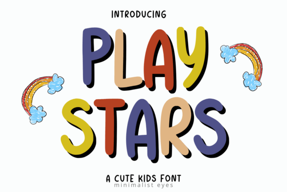 Play Stars: The Cute Display Font for Happy Branding
