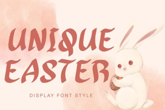 Unique Easter: A Premium Display Typeface for Modern Web Design