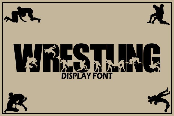 Wrestling: A Fun Display Font for Editorial Projects